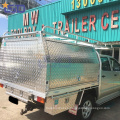 Caja de herramientas de aluminio Ute Canopy Truck con patas de gato
